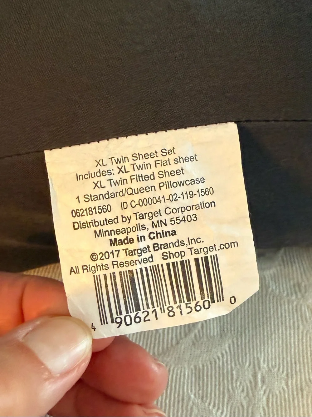 Room Essentials Twin XL Sheet Set